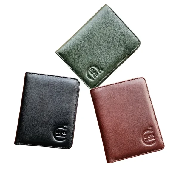 Genuine Care Leather Short Money Bag