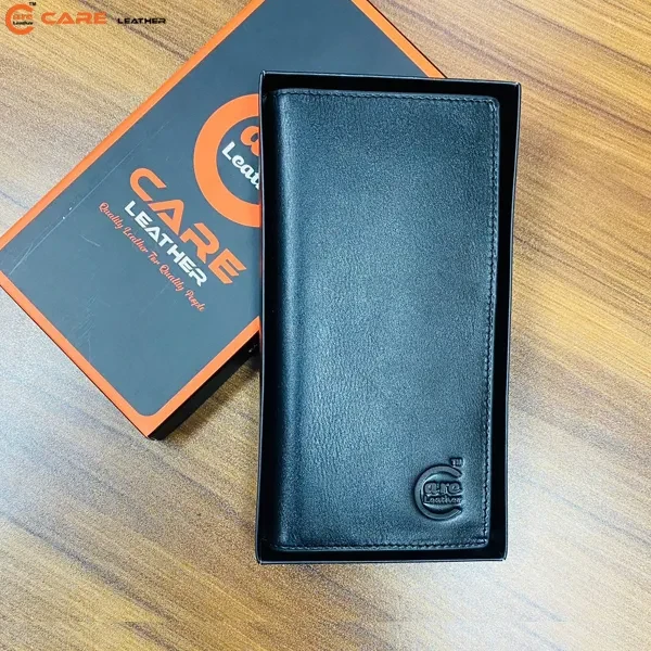 Genuine Leather Magnetic Long Wallet M2BCG