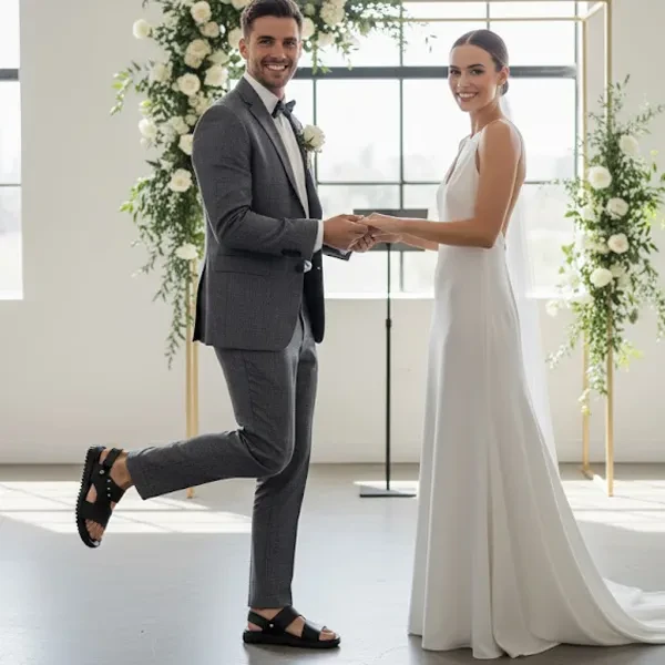 Care Leather New Belt Sandal BS15B