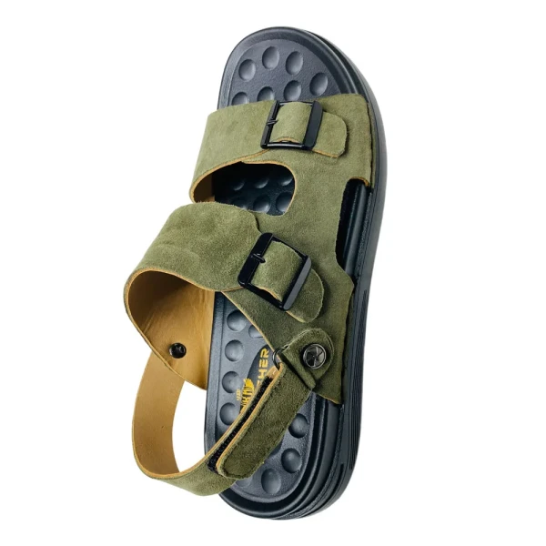 Sandal Genuine Leather S16 Olive Green