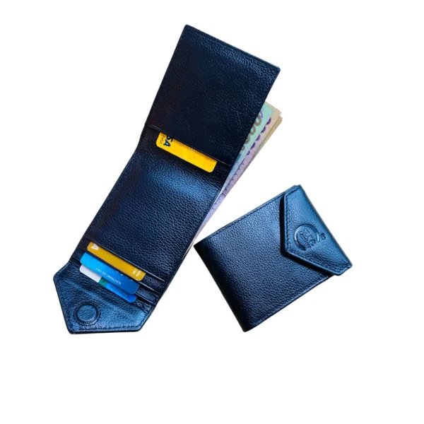 Slim fit Premium Leather Wallet Black