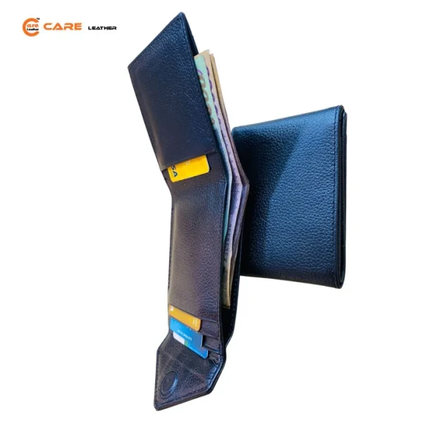 Slim fit Premium Leather Wallet Black