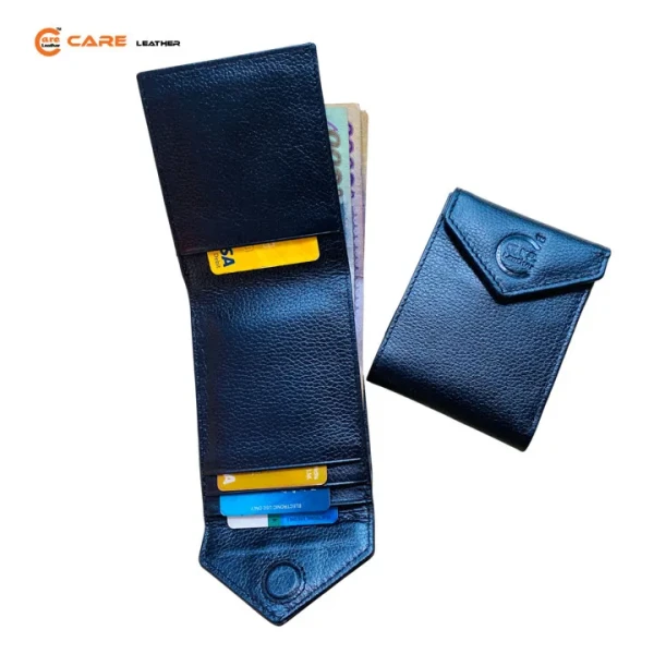 Slim fit Premium Leather Wallet Black