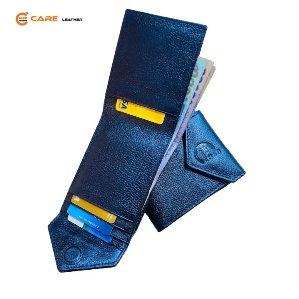 Slim fit Premium Leather Wallet Black