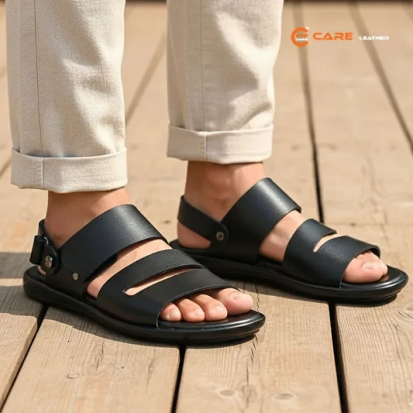Genuine Leather Belt Sandal