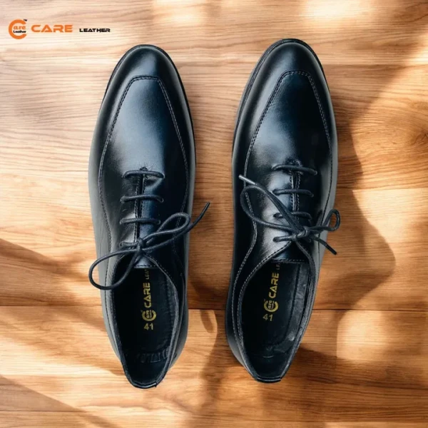 Oxford Dress Shoes Black Genuine Leather OX21