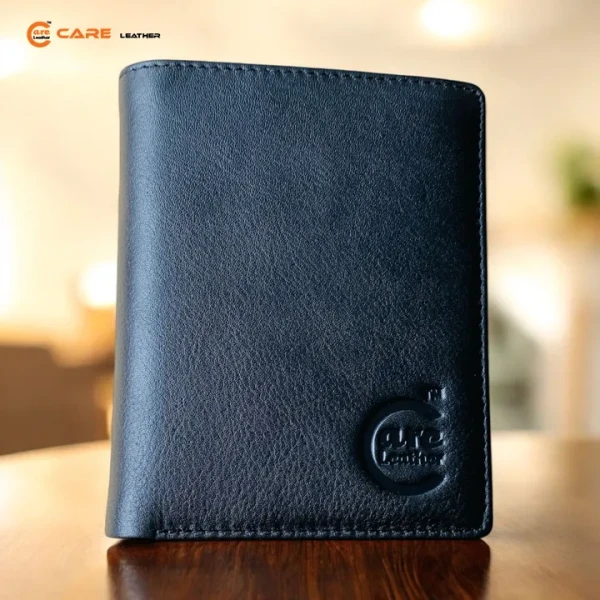 Genuine Leather Bi-Fold Wallet (Black SW22)