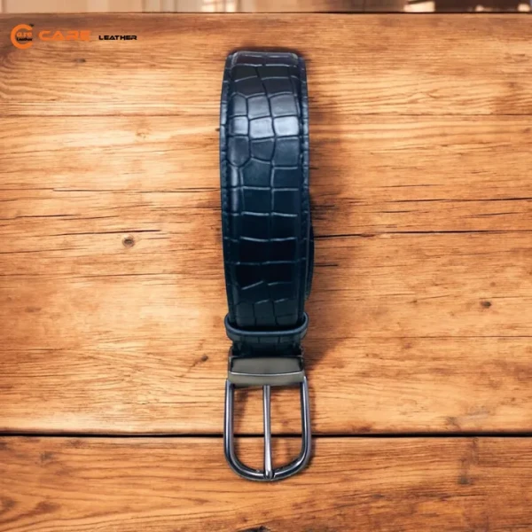 Genuine Leather Crocodile Print Quality Belt For Men