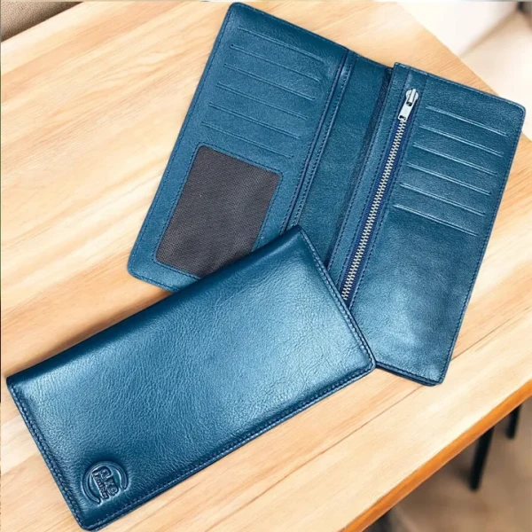 Smart Leather Long wallet Zipper
