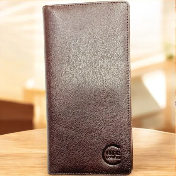 Smart Leather Long wallet Zipper