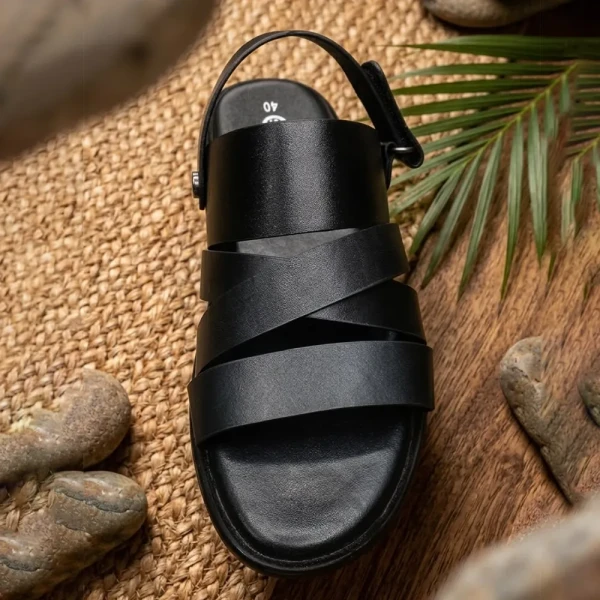Premium Care Leather Belt sandals (SB8)