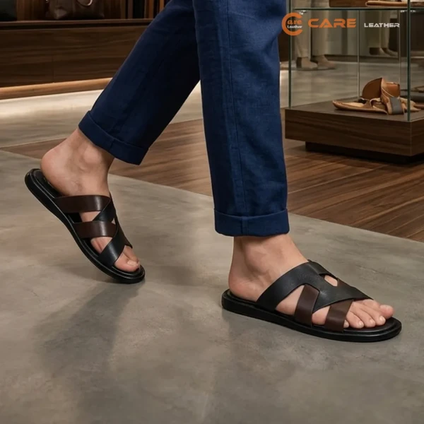 Men's Sandals New Casual Fisherman Style Care Leather  (S32)