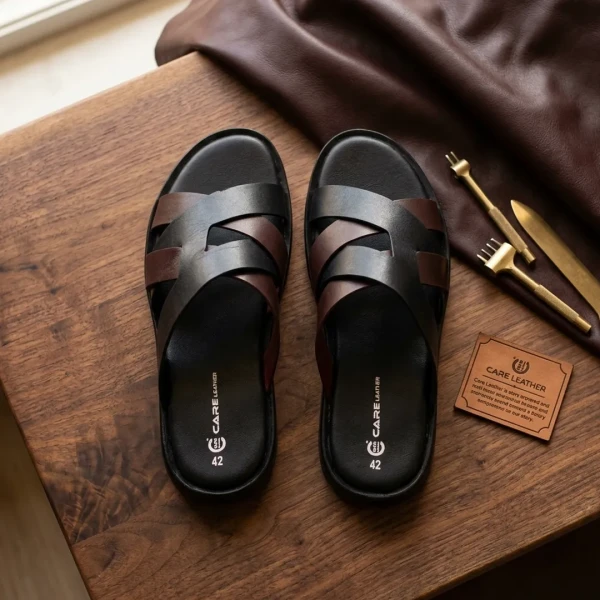 Men's Sandals New Casual Fisherman Style Care Leather  (S32)