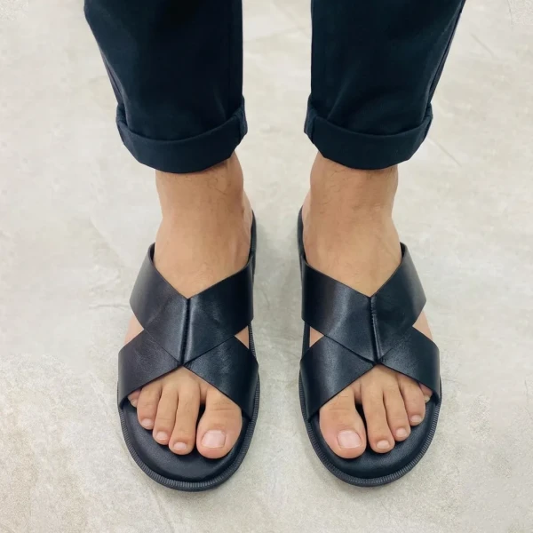 Men's Sandals New Casual Fisherman Style Care Leather  (S33)