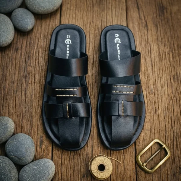 Care Leather WOODY Sandal for Men (S35)