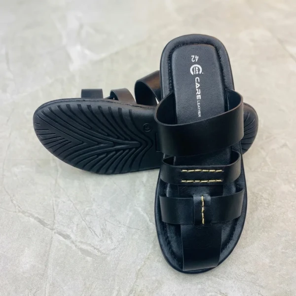 Care Leather WOODY Sandal for Men (S35)