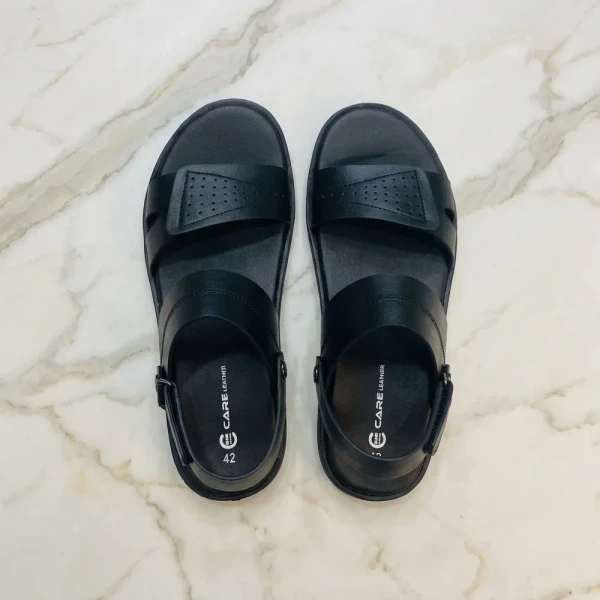 Care Leather Scholl CURVE Belt Sandal for Men(S38)