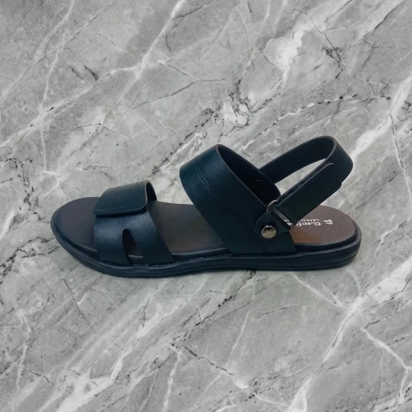 Care Leather Scholl CURVE Belt Sandal for Men(S38)