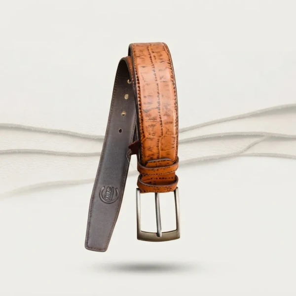 Crocodile Print Care Leather Belt B-C03 (Premium)66