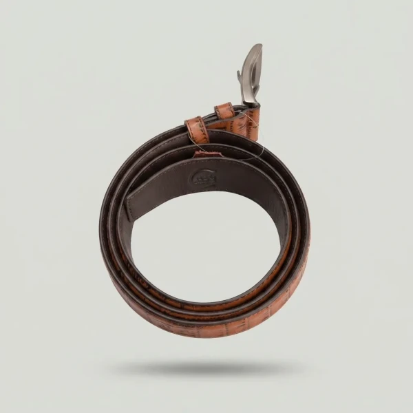 Crocodile Print Care Leather Belt B-C03 (Premium)66