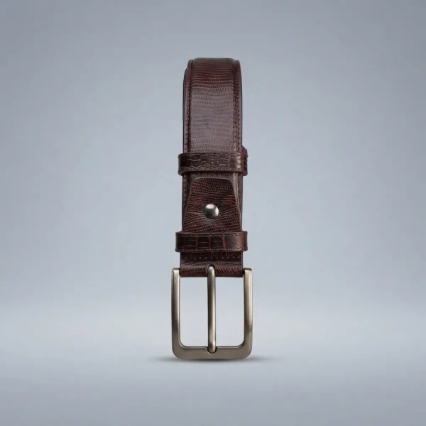 Crocodile Print Care Leather Belt B-C04 (Premium)