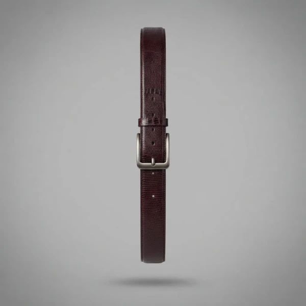 Crocodile Print Care Leather Belt B-C04 (Premium)
