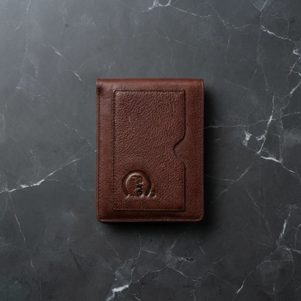 Genuine Care Leather Magnate Bi-Fold Wallet Chocolate SW13