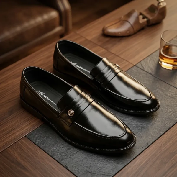 Loafers Care Leather business Men dress shoes Gentleman's party shoes